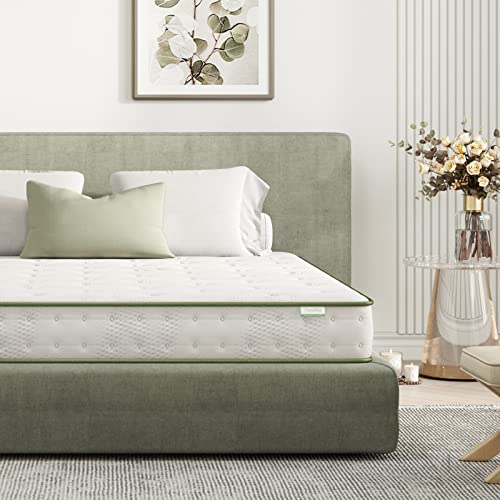 Novilla Materasso 150x200, Materasso Matrimoniale in Schiuma Molle Insacchettate Altezza 18 cm, Materasso Ibrido Mediamente Ferma Eccellente Supporto