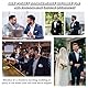 FSWWSF Einstecktuch Weiss Einstecktuch Herren Set EinstecktüCher Mit Taschentuch Fester Clip und Herren Krawattennadel FüR GeschäFtstreffen Und Hochzeit Und Party