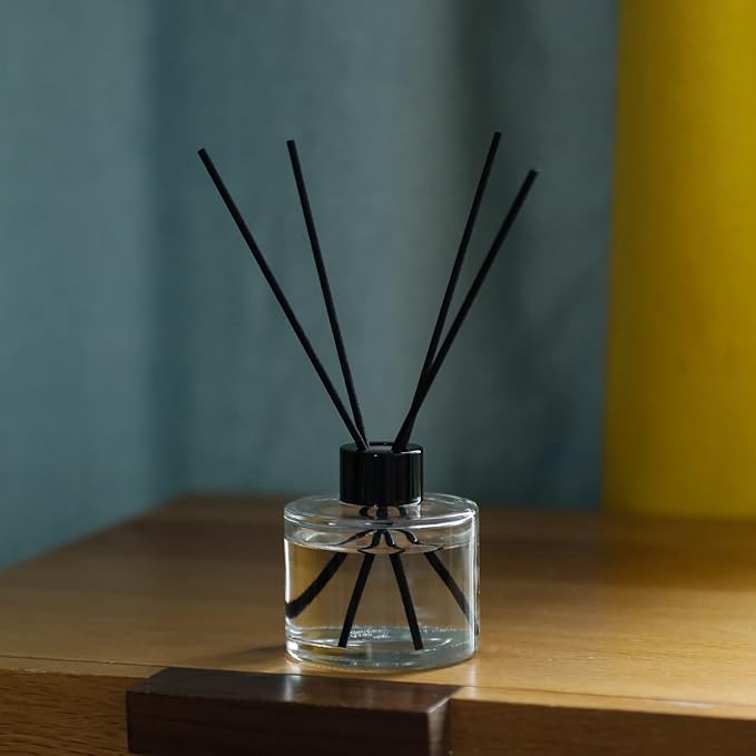 4 Botellas Difusoras de Vidrio con Varillas 100ml miniatura 5