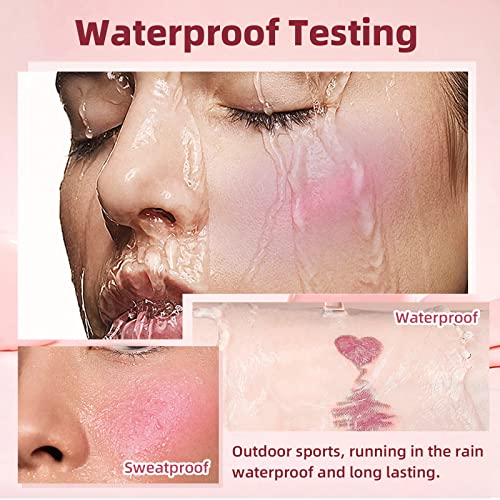 Newbang 3Pcs Liquid Blush Set Natural Matte Finish Velvet Beauty Soft Dewy Blusher Makeup Stick For Cheek Tint Moisturizing Blendable Waterproof Cream Face Blusher Rouge Rubor #TOP3