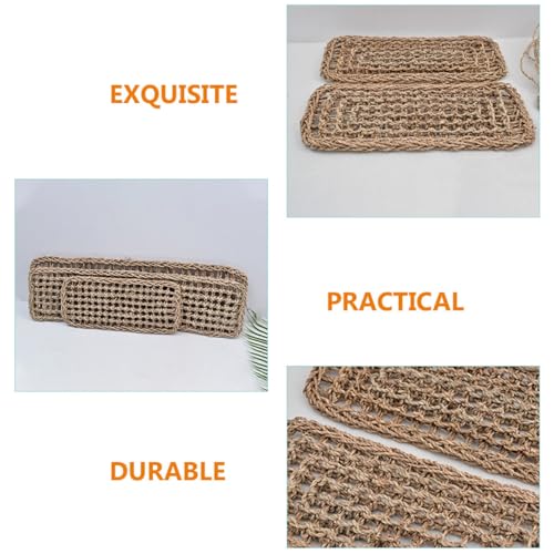 Esterilla de reptiles SOLUSTRE para evitar ingesta de sustrato alfombra lavable de mimbre 4