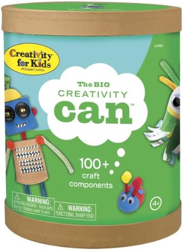 Creativity for Kids The Big Creativity Can - Open Ended Fun, 100+ Craft Components