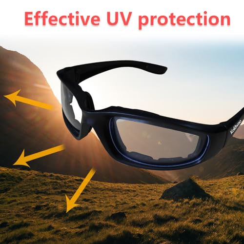 Kofdwno Foam Padded Riding Glasses