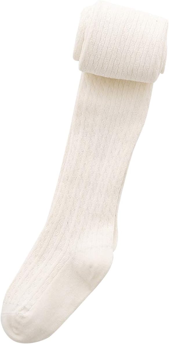 vanberfia Baby Girls Tights Cable Knit Leggings Stockings 3 Pack Pantyhose Infants Toddlers 2-10T… - Image 5