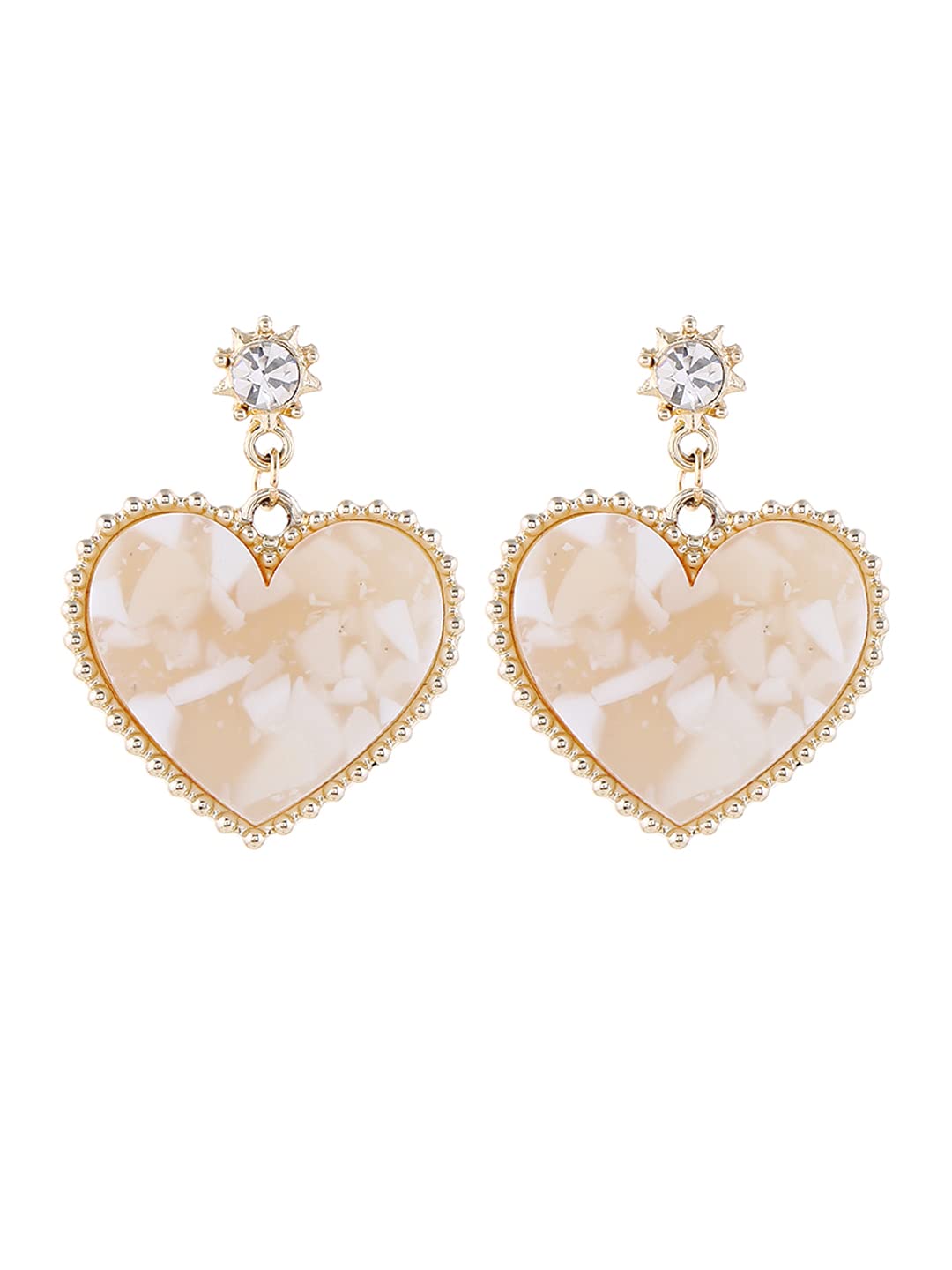 Yellow Chimes Earrings for Women and Girls Golden Drop Earrings for Women | Valentine Special Gold Plated Love Heart Drop Earrings | Birthday Gift for girls and women Anniversary Gift for Wife (B0BPPKX87W) Amazon Price History, Amazon Price Tracker