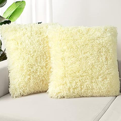 Juego de 2 fundas de almohada de piel sintética TOONOW Cover