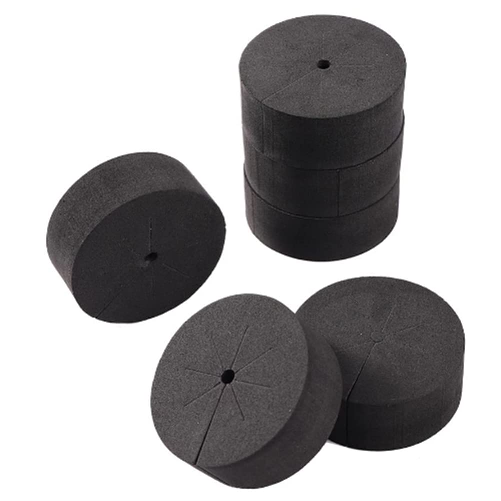 Ctrlzs 120Pcs Garden Clone Collars Neoprene Inserts Sponge Block Seedling Vegetable Planting Sponge Block For 2 Inch Net Pots Hydroponics Systems And Cloning Machines