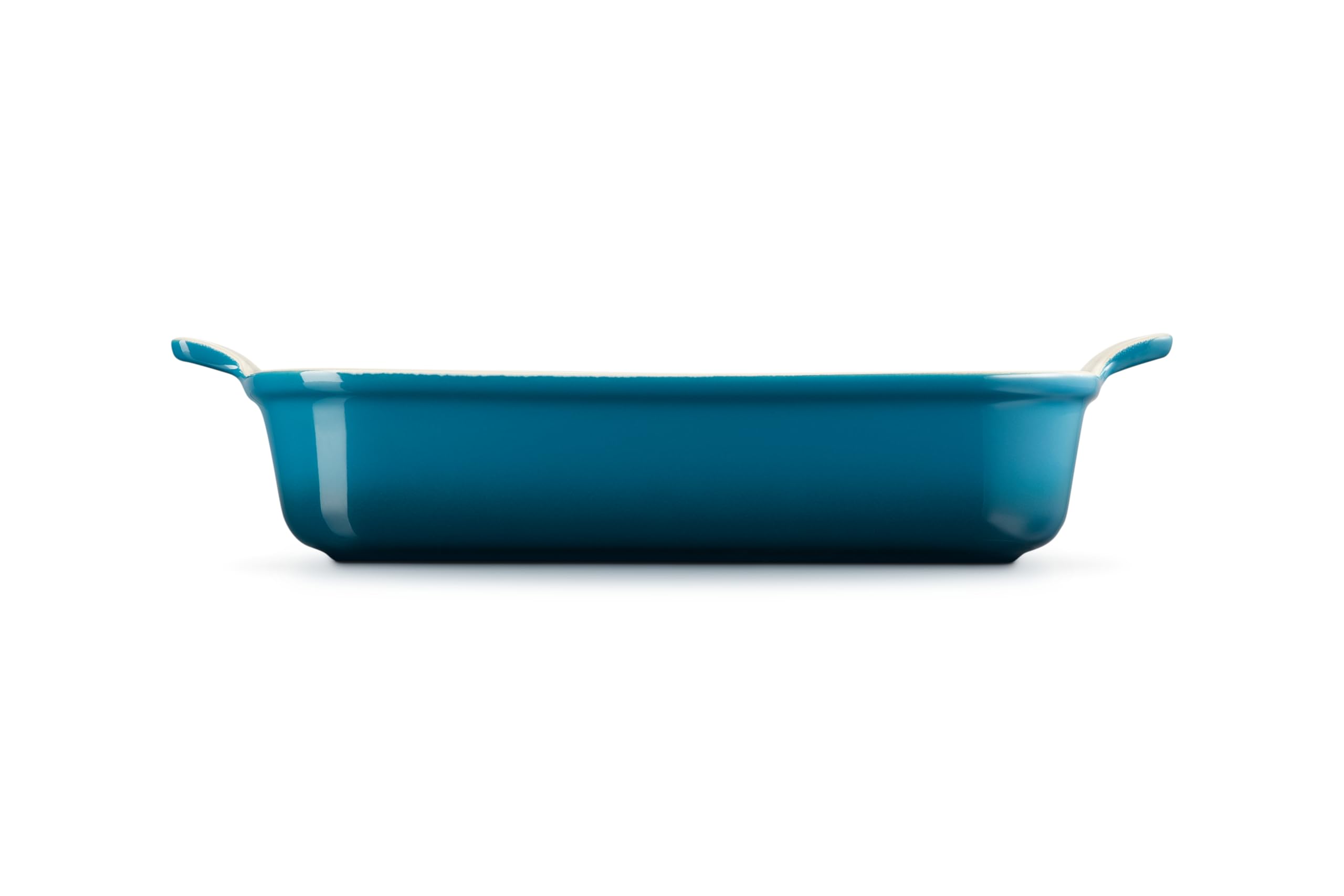 Le Creuset Pirofila rettangolare Tradition in gres vetrificato, 32 cm, 4 L, Deep Teal, 71102326420001