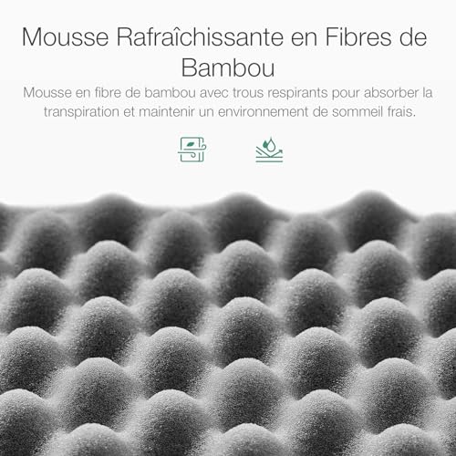 Matelas 90x190 Mémoire de Forme Réversible Novilla