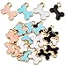20pcs 4 Colors Enamel Dog Bone Charms Alloy Lovely Pet Pendants Doggy Bone Shaped Dangle Charms for DIY Earring Necklace Bracelet Jewelry Making, Hole: 2.5 mm