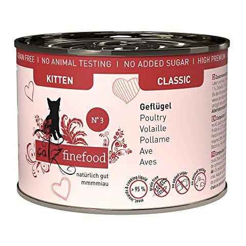 catz finefood Kitten N 3 Geflügel Katzenfutter nass Cover