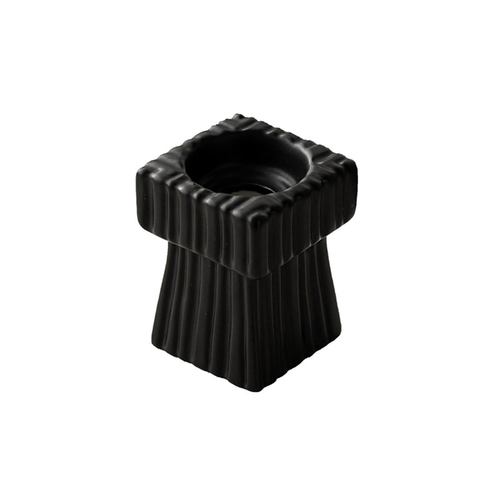 Buxuaaaa Black Holder Romantics Candlestick Cup Desktop Decorative Tealight Jar Home Party Decor Suitable For Various Settings