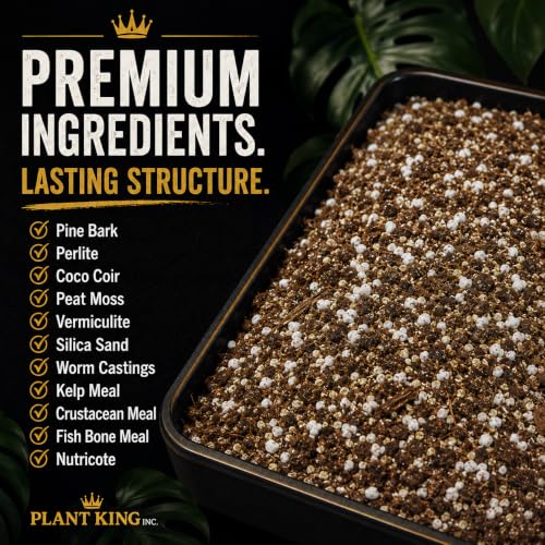 Tropical Potting Mix – Fine, Moisture-Retentive Soil for Palms, Citrus, Peace Lily, Alocasia, Dieffenbachia, Bird of Paradise, Dracaena, Schefflera, Aglaonema & Ficus by Plant King - Used condition - Image 8