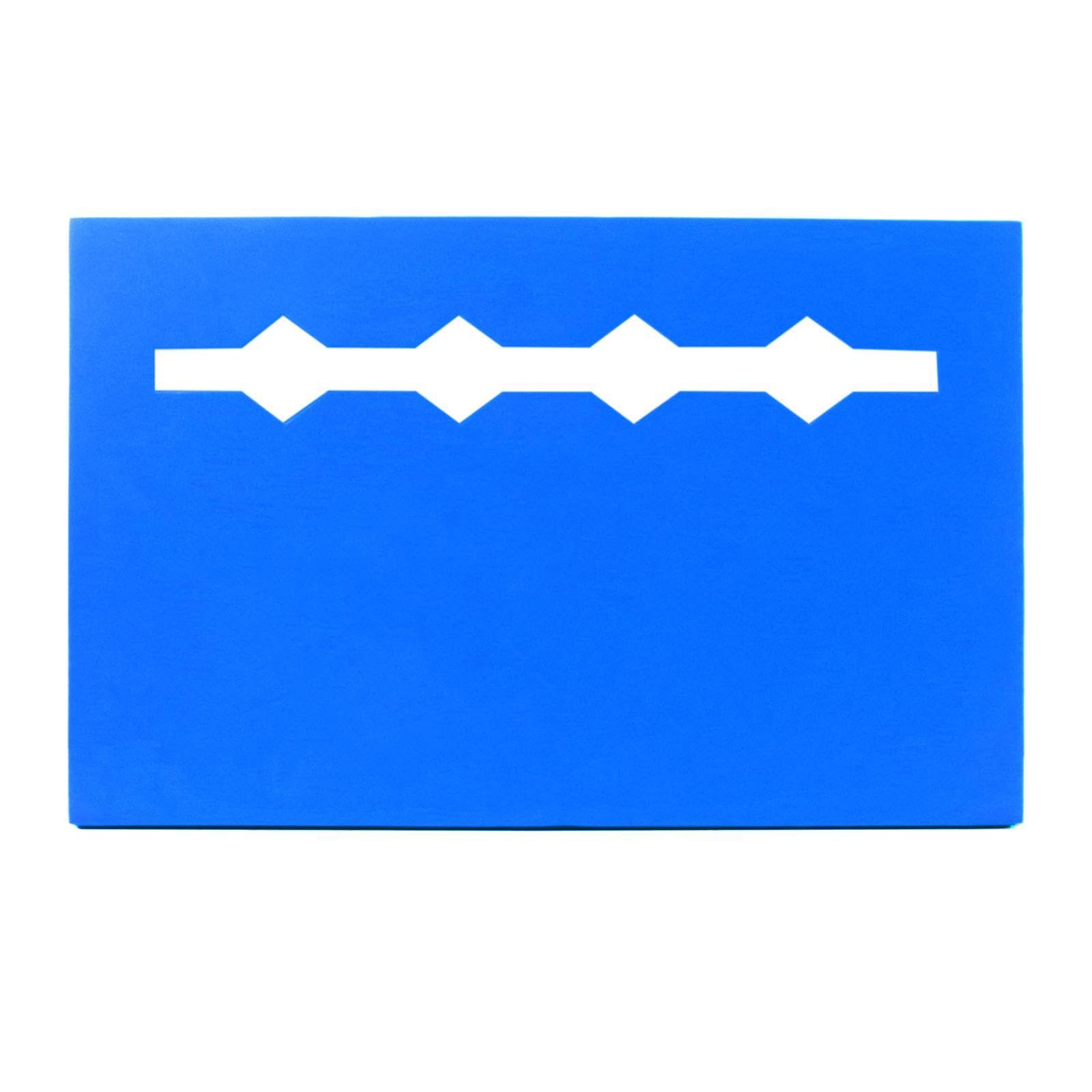 Colaxi Large Guitar Effect Pedal Board Guitar Accessories Nonslip Stable Lightweight Pedalboard Single Effect Board for Home Concert, Blue