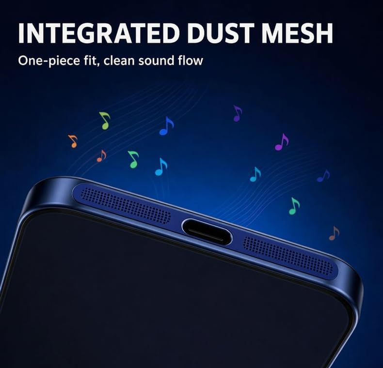 4 Pack USB C Dust Plug USB C Port Cover, Type C Charging Port Plug Cover with Speaker Dust Cover Phone Accessories for iPhone 17 Pro/Pro Max (17Pro) Dark Blue thumbnail