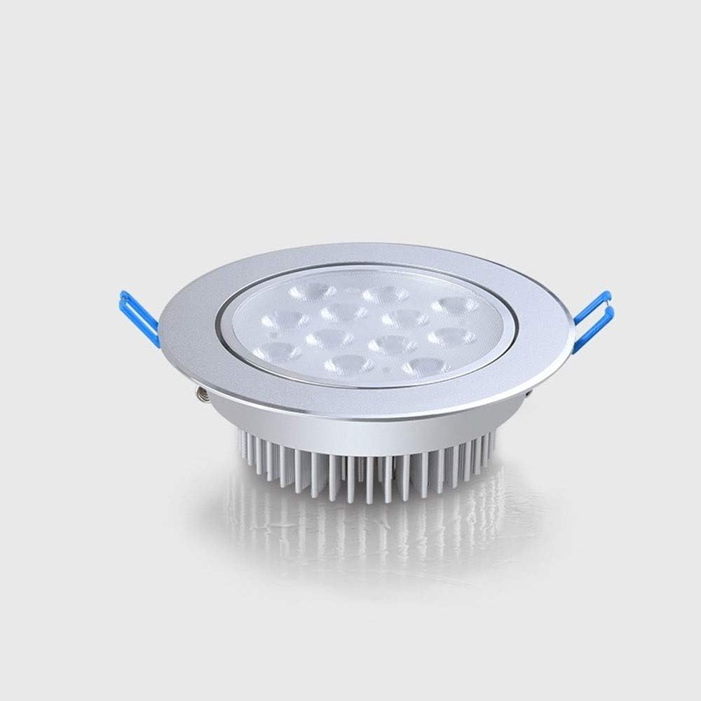 Recessed 9W Recessed Downlight LED Panel Light Ceiling Light Round Spotlight for Living Room Bedroom Hallway Lighting Warm White Light 3000K Fire Rated Downlight Integrated