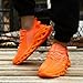 XKOWUO Mens Running Walking Tennis Road Shoes Sports Athletic Casual Fashion Gym Hiking Shoes for Men Sneakers Work Breathable Comfortable Lightweight Orange Size 12