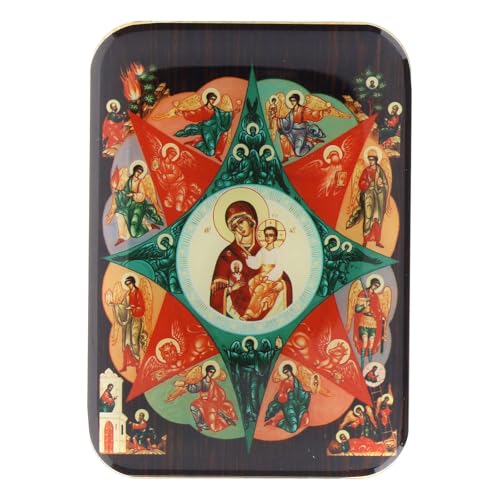 Holyart Aimant en Bois Buisson Ardent 10 cm