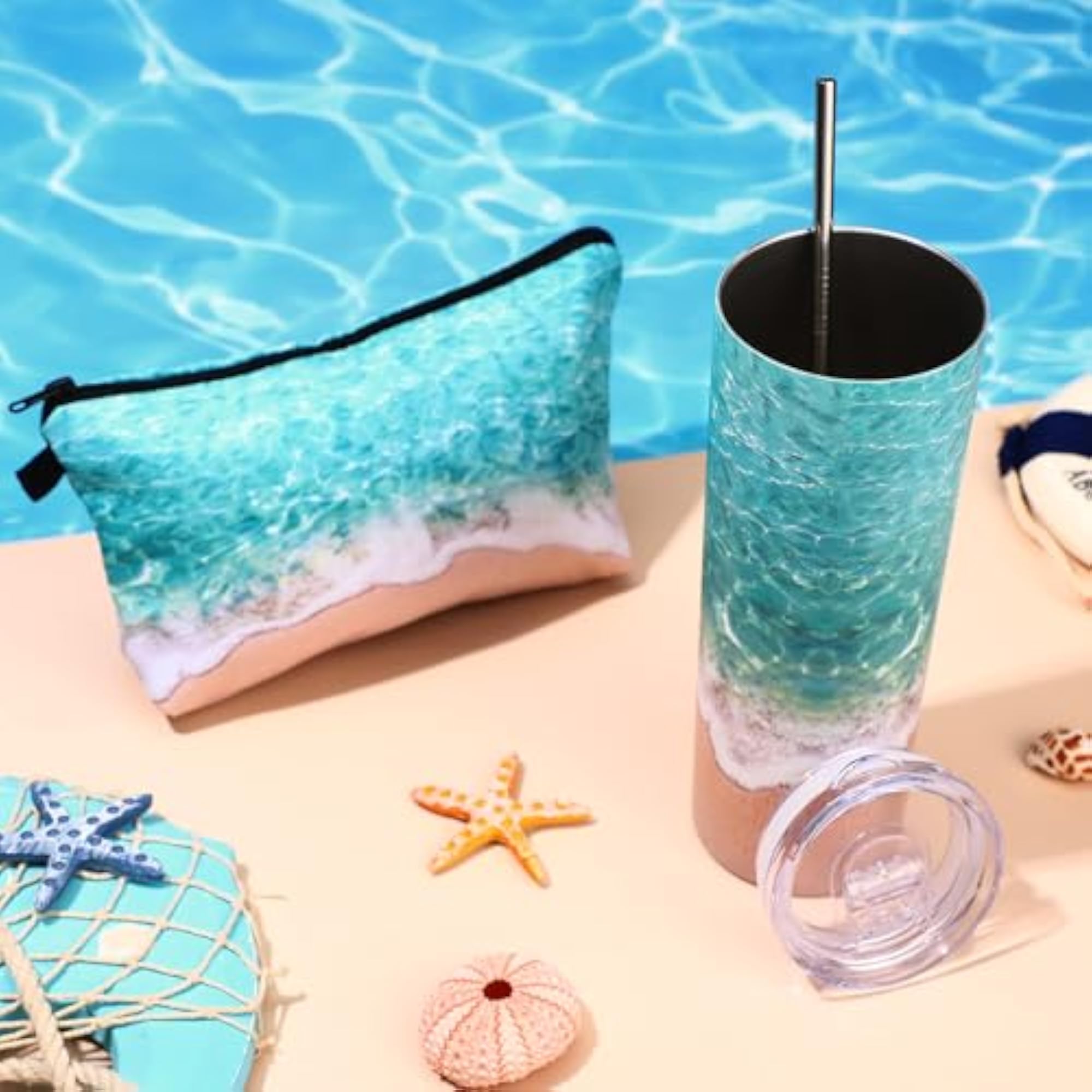 2 Pcs Beach Gifts for Women Summer Gift Set