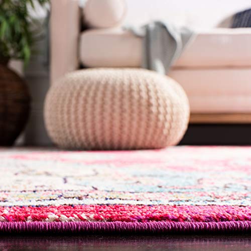 image for Safavieh Madison Collection MAD473A Boho Chic Medallion Distressed Are