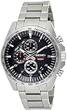 seiko sportura kinetic gmt bedienungsanleitung SEIKO watch SEIKO Herren Chronograph Quarz Uhr mit Edelstahl Armband SSB319P1