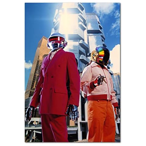 Daft Punk Poster 02 | Famous Music Band | Wall Art, Hobby Collection and Gamer Room Decor (24x36) Cover