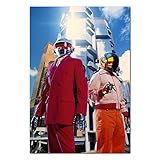 Daft Punk Poster 02 | Famous Music Band | Wall Art, Hobby Collection and Gamer Room Decor (24x36)
