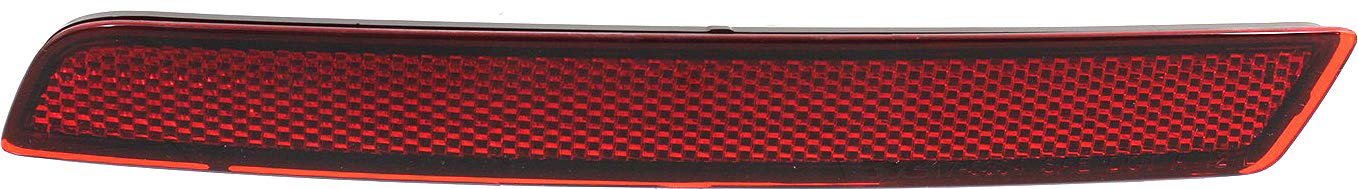 Evan Fischer Rear, Driver Side Bumper Reflector Compatible with 2013-2015 Chevrolet Malibu & 2016 Malibu Limited - GM1184106