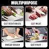 Titanium Cutting Board for Kitchen - 100% Pure Titanium Cutting Boards Non Toxic - 2025 New Upgrade Double Sided Metal Chopping Boards for Meat, Vegetables, Fruits, Dishwasher Safe (14" x 10", 1-Pack) #3