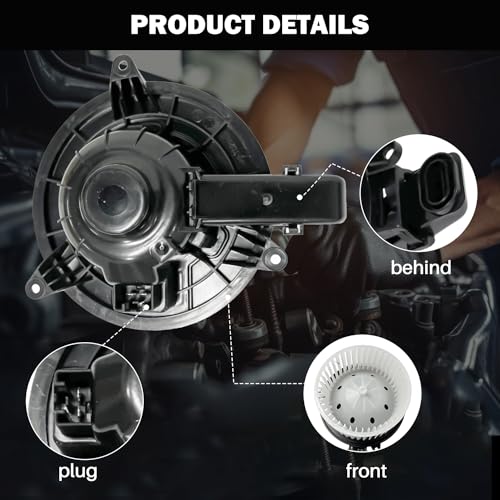 Image of 700237 Front AC Heater Blower Motor Fan Fit for Ford F-150 2009-2014, Expedition 2009-2017 ,for Lincoln Navigator 2009-2014 AL1Z19805B, AL1Z19805A ,CL1Z19805A,FO3126130,SK700237