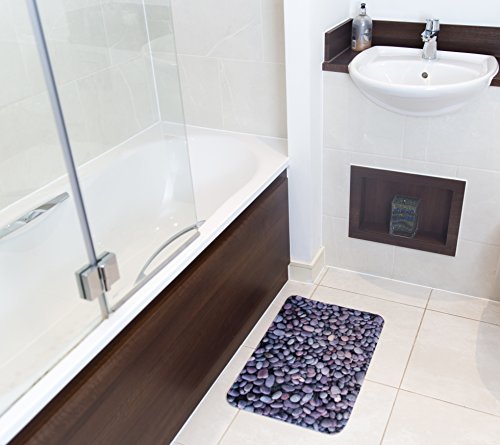 LUXBURG 40x60cm Non-slip Terry Top Bath Shower Bathroom Mat Rug Pad Carpet