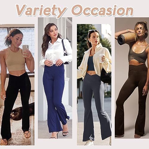 Image of GAYHAY Comfy Soft Pajama Pants for Women Casual Print Drawstring Palazzo Lounge Pants Wide Leg