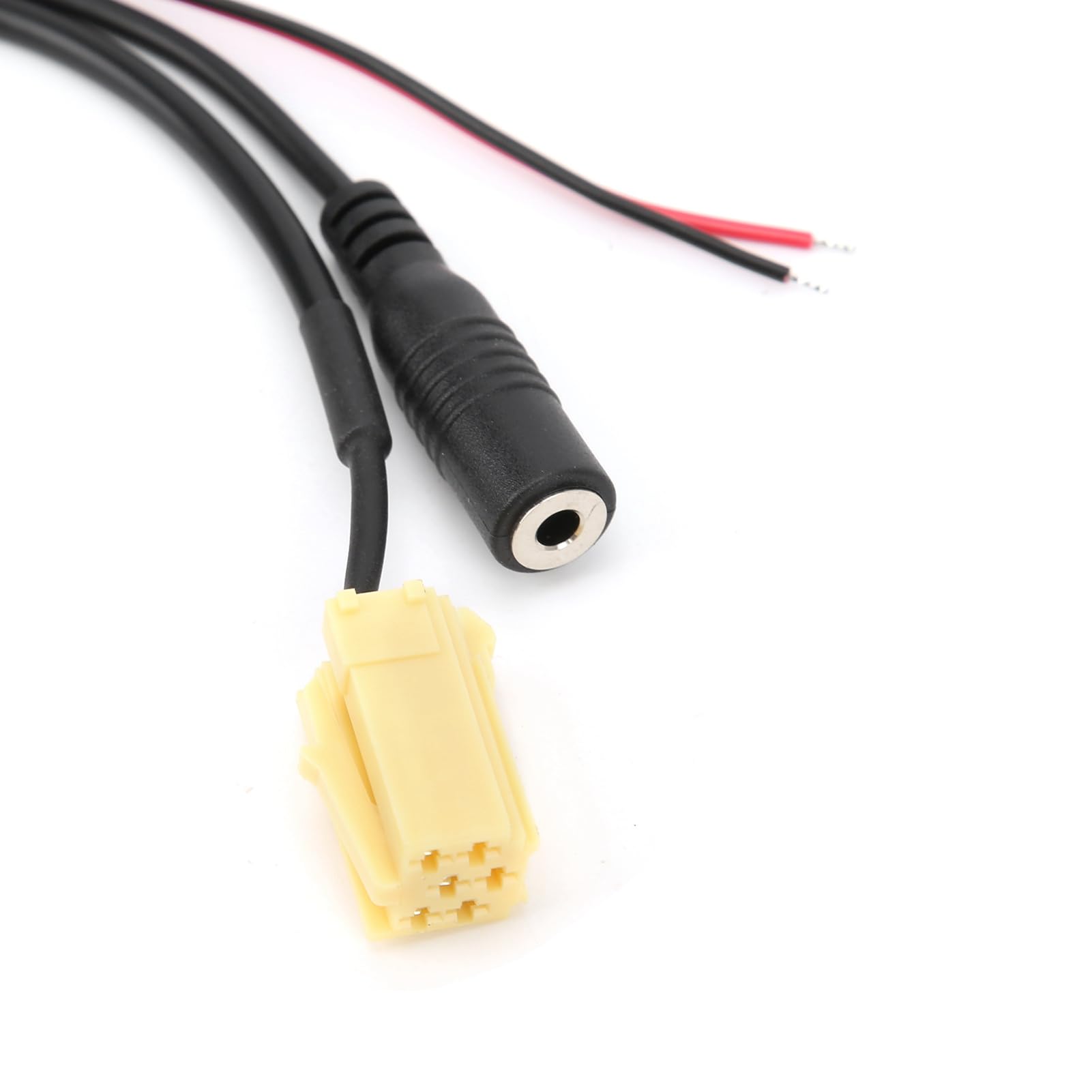 CHICIRIS Kabel Bluetooth AUX, adapter kablowy Bluetooth 5.0 AUX z mikrofonem, zestaw głośnomówiący, zamiennik do 500/Grande Punto/Qubo/Fiorino