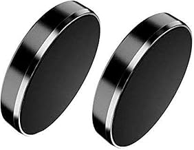 New [Pack of 2 Magnetic Car Mount, Mobile Phone Holder for Car Dashboard with Aluminium Body (Black)