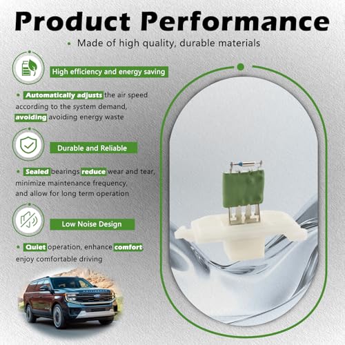 Image of Front Manual Temp HVAC Blower Motor Resistor Fits for 13-18 Escape / 14-15 Fiesta Focus / 15-20 Transit Connect / 15-20 Transit-150 Transit-250 Transit-350 Transit-350 HD Replaces CV6Z18591A JA1913