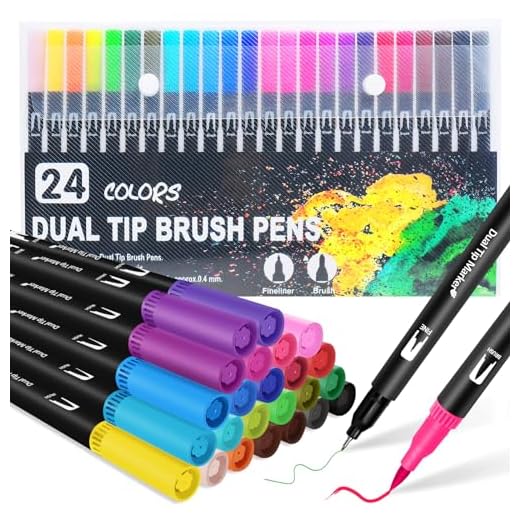 Halobios Dual Tip Brush Pens Set