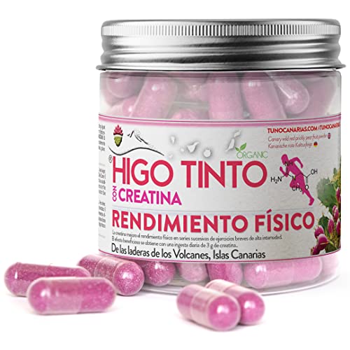 Higo Tinto Con Creatina Ayuda A Mantener El Rendimiento Físico Y La Resistencia. Apto Para Veganos. 90 Cápsulas Higo Tinto Con Creatina Ayuda A Mantener El Rendimiento Físico Y La Resistencia. Apto Para Veganos. 90 Cápsulas
