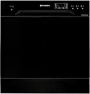 Faber 8 Place Dishwasher | 6 Wash Programs |Adjustable Upper Rack & Cutlery Tray | 8L Water/Cycle | Suitable for Oil & Masala Stains | 2Yr Warranty & 5Yr On Cavity | FFSD 6PR 8S Ace