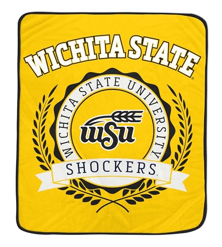 Proformance Home NCAA Wichita State Shockers University Crest Ultra Soft Blanket
