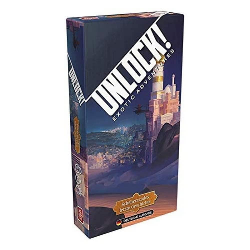 Space Cowboys Asmodee Unlock! - Notte Piena Di Spaventarmi - Gioco Di Carte E Enigmi In Tedesco