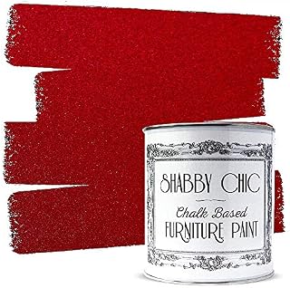 Shabby Chic Chalk Based Furniture Paint Metallic Red, 125ml