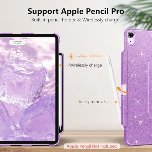 Fintie Drehbare Schutzhülle für iPad Air 13 Zoll (M3) 2025, (M2) 2024-360 Grad drehbar, Schutzhülle mit Stifthalter, Auto Wake/Sleep… – Ansicht 6