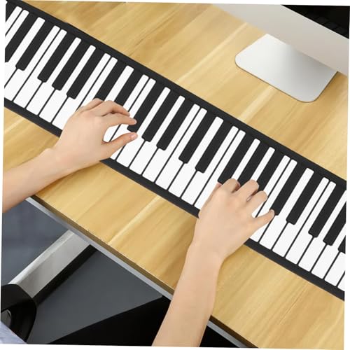 ifundom 88 Rouleaux Piano 88 Touches Roulées à La Main Instrument De Musique Piano Piano Électronique Roulé à La Main Piano Pliable 88 Touches Piano Portatif Gel De Silice Black - Les Beatles, Paul McCartney, John Lennon, RIngo Starr, George Harrison ifundom 88 Rouleaux Piano 88 Touches Roulées à La Main Instrument De Musique Piano Piano Électronique Roulé à La Main Piano Pliable 88 Touches Piano Portatif Gel De Silice Black – Image 7