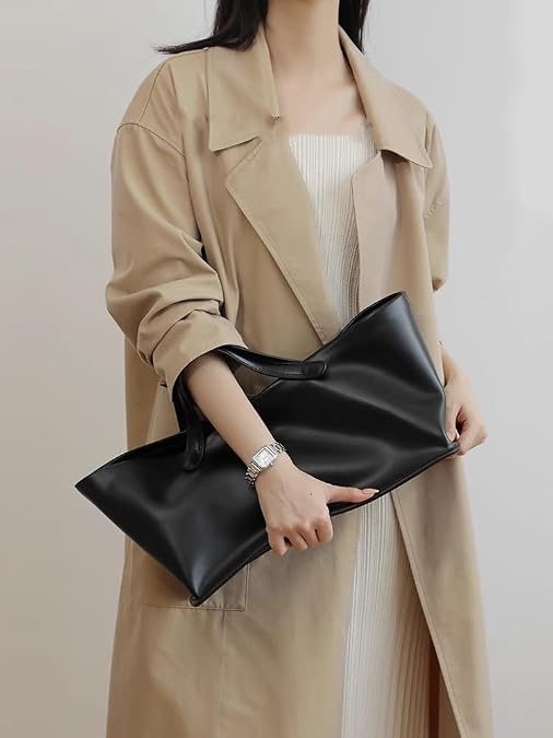 Big Bags -Women's Genuine Cowhide Handbag Shopping Bag Casual Purse Fashion Commuting Real Leather Bags