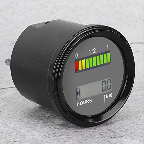 Accumeter, DC12-48V LCD + LED digitale batterij-indicator Motorurenteller voor golfkar heftruck - Afbeelding 5