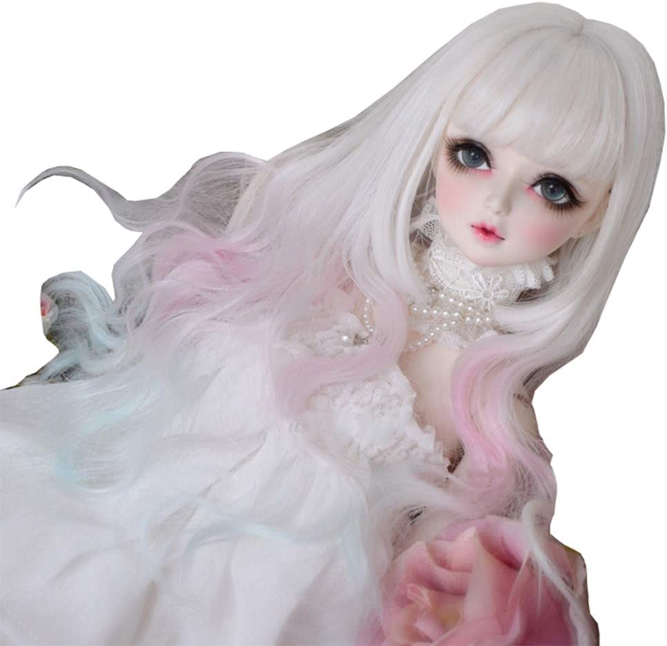 Amazon | ドールウィッグ 髪 巻き毛1/5 1/4 1/3 カラーミックス