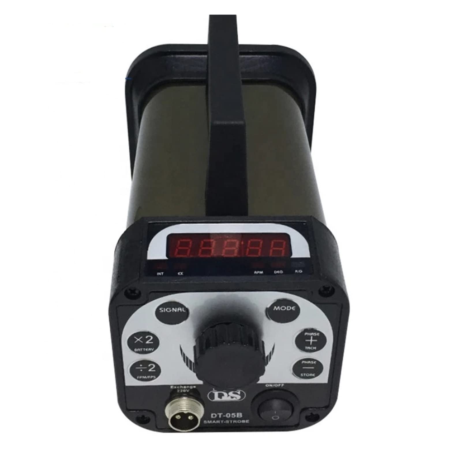 LNHHG Digital Handheld Stroboscope Handheld Stroboscope DT-05B Rechargeable Tachometer Digital With Battery Non Contact Rotational Speed Analyzer For Gear Print Spin