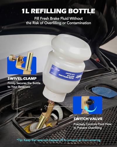 Orion 3L Pneumatic Brake Bleeder Kit