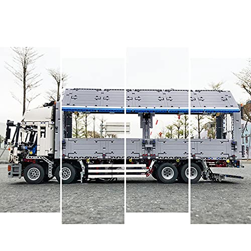 Mould Technik LKW 13139, Truck Bausteine Modell mit Ferngesteuert und Motors,4166 Teile Klemmbausteine Bauset… – Bild 4