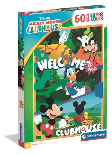 Puzzle 60 pièces Maxi : Mickey Clementoni Puzzles - vue 2